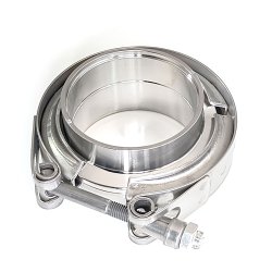 Rustfri V-band 2" med flanger