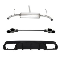 Rustfri sportsudstdning Alfa Romeo Giulietta med diffusor