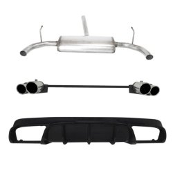 Rustfri sportsudstdning Alfa Romeo Giulietta med diffusor