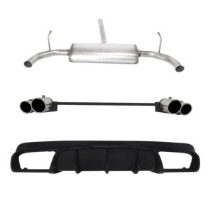 Rustfri sportsudstdning Alfa Romeo Giulietta med diffusor