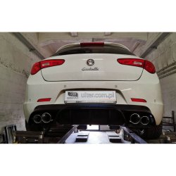 Rustfri sportsudstdning Alfa Romeo Giulietta med diffusor