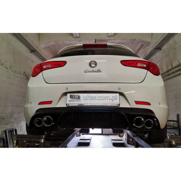 Rustfri sportsudstdning Alfa Romeo Giulietta med diffusor