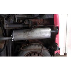 Udstdning Bagpotte Peugeot 206 1.1, 1.4, 1.6