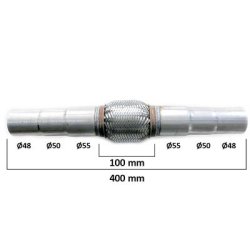 Flexrr til udstdning med reduktioner 48/50/55