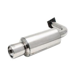 Rustfri Sportsbagpotte Mitsubishi Lancer Evo VII 2,0