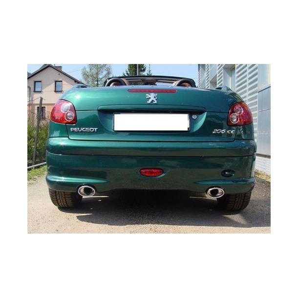 Sportsbagpotte Peugeot 206 CC 2,0