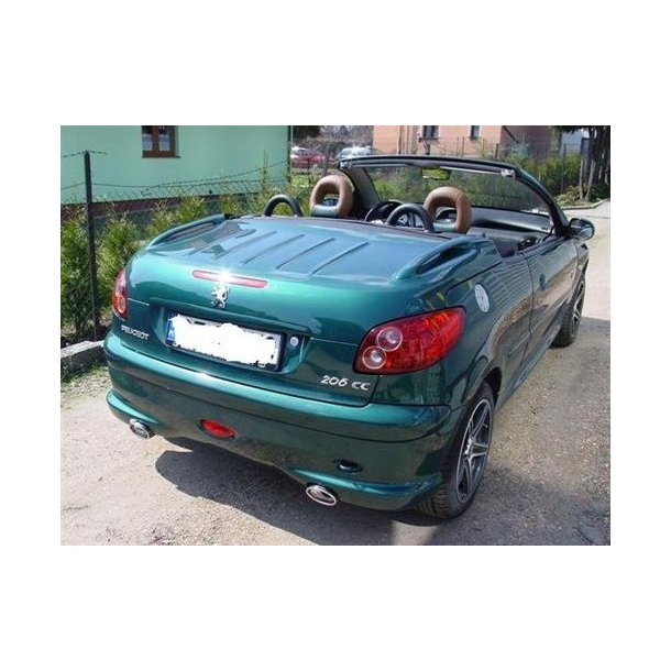 Sportsbagpotte Peugeot 206 CC 2,0