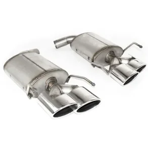 Rustfrie sportsbagpotter Alfa Romeo Spider/Brera 1,8