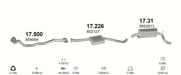 Sedan, 1986 - 1994, ccm 2260, 73hk, 54kW