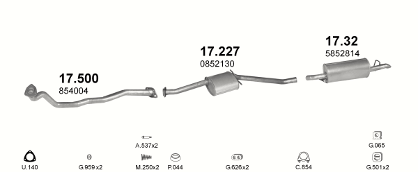 Stationcar, 1986 - 1994, ccm 2260, 73hk, 54kW